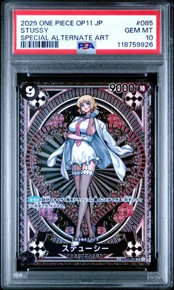 Stussy PSA 10 One Piece Op11 085 Special Alternate Art One Piece Card - Image 1
