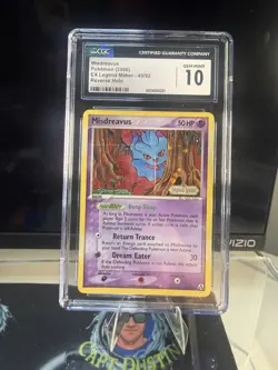 CGC 10 - Crossgrade - 2006 POKEMON EX 40 MISDREAVUS REVERSE LEGEND MAKER NOT PSA - Image 1