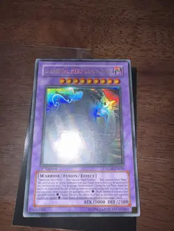 Konami Yu-Gi-Oh! Elemental HERO Chaos Neos GLAS-EN036 Ghost Rare 1st Ed EN - Image 1
