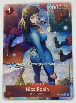 One Piece Nico Robin Alt Art UC Premium Booster The Best Vol. 1 PRB-01 English - Image 1