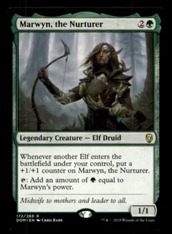 MTG Marwyn, the Nurturer LP Light Play Dominaria [2881] - Image 1