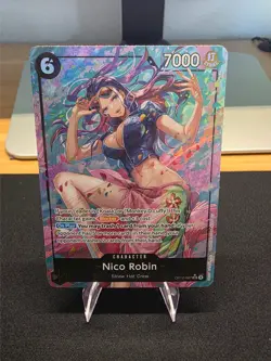 ONE PIECE Nico Robin Alt Art OP12-087 SR alternate Legacy of the Master English - Image 1
