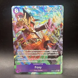 One Piece The Azure Sea’s Seven Foxy EB04-036 Alternate Alt Art - Image 1