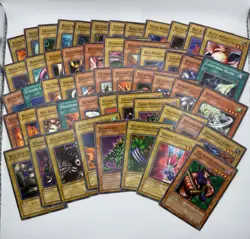 Yu-Gi-Oh! 45 Card Vintage Bundle LOB MRD PSV IOC LON No Duplicates Mixed Lot - Image 1