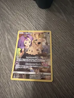 Pokemon Mimikyu TCG Cosmic Eclipse Holo Card 245/236 Secret Rare NM - Image 1