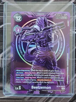Digimon Card Game ST14-08 Beelzemon Alternate Art - Image 1