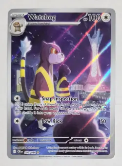 Watchog 097/086 Chaos Rising Full Art Holo Rare Pokemon Card NM - Image 1