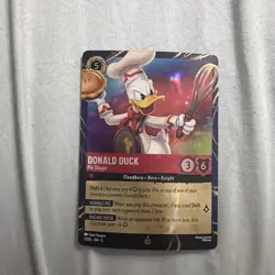Donald Duck - Pie Slinger 2 Disney Lorcana Promo Cards Holo - Image 1