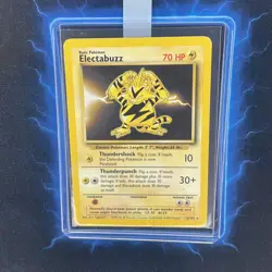 🔥 Electabuzz 20/102 🔥 Original Base Set Non Holo Rare Pokemon Card WOTC 1999 - Image 1