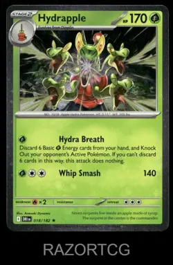 HYDRAPPLE (COSMOS HOLO) 018/182 HOLO MISCELLANEOUS CARDS & PRODUCTS POKEMON NM/M - Image 1