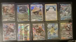 Pokemon TCG 10-Card Holo Lot GX/V Promo Silvally GX Snorlax GX MBlastoise EX - Image 1