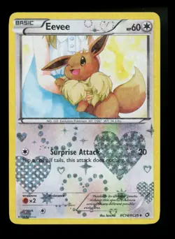 Eevee RC14/RC25 Legendary Treasures 2013 Radiant Collection Holo Pokemon Card - Image 1