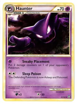 Haunter 35/102 Triumphant Pokemon Card - Image 1