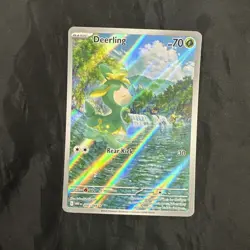 Deerling 091/086 White Flare HP Full Art Rare Holo Pokemon Card NM - Image 1