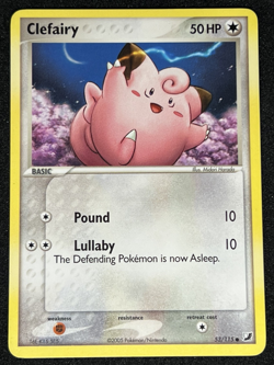 Clefairy 53/115 EX Unseen Forces Non-Holo Common Pokemon Card NM - Image 1