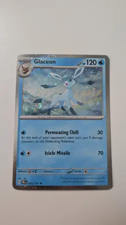 Glaceon 025/131 Rare (Cosmos Holo) Pokemon TCG Miscellaneous Cards & Products - Image 1