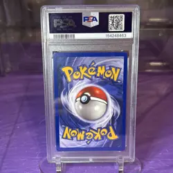 Pokemon Glutexo 1st Edition German Base Set Card PSA 8 24/102 80 HP 1999 - Image 2