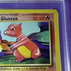 Pokemon Glutexo 1st Edition German Base Set Card PSA 8 24/102 80 HP 1999 - Image 4
