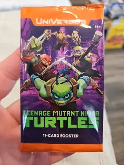 UniVersus Teenage Mutant Ninja Turtles Booster Pack SEALED NEW 11 Cards - Image 1