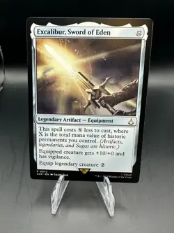 MAGIC THE GATHERING MTG ASSASSIN'S CREED EXCALIBUR SWORD OF EDEN NON FOIL - Image 1