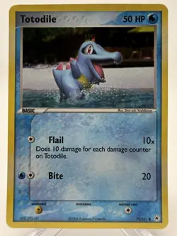 Pokemon Totodile 79/101 EX Hidden Legends Holo 2004 Card - Image 1
