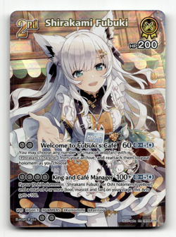 hololive OFFICIAL CARD GAME Shirakami Fubuki (SR) - Enchant Regalia - Image 1