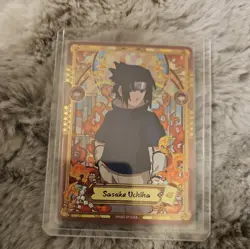 Sasuke Uchiha NRSA01-SP-002L5 Naruto Kayou Heavens Scroll English Card NM - Image 1