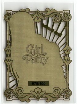 ERZA SCARLET Metal Numbered 079/100 Girl Party Goddess Story Collectible Card - Image 1