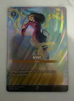 Revive Enchanted Holo Lorcana Card 207/204 Shimmering Skies - Image 1