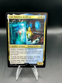 MAGIC THE GATHERING MTG FINAL FANTASY CID TIMELESS ARTIFICER - Image 1