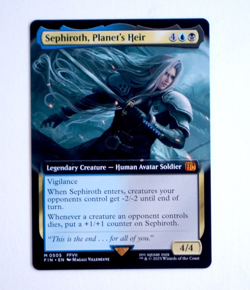 Sephiroth Planet's Heir MTG Final Fantasy Borderless Mythic Regular Card - Image 1