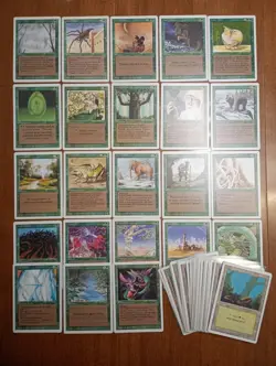 1994 Magic: The Gathering - Revised(3rd) - Lot of 44 Vintage 🟢 Cards - EX/NM - Image 1