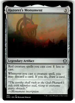 Hazoret's Monument Commander: Dominaria United Regular MTG - Image 1