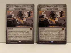 x2 NM Thoughtseize - Outlaws of Thunder Junction: Breaking News MTG - Image 1