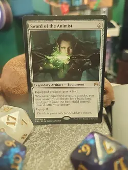 MTG Sword of the Animist - Regular - Magic Origins #240 - Image 1