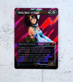 Yuna Final Fantasy X Surge Holo Foil Card (MTG) ~ Pack Fresh - Image 1