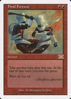 MTG Final Fortune 6th Edition Magic the Gathering - Image 1
