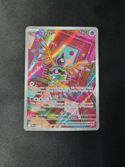 Pokemon TCG Sigilyph Holo Illustration Rare SV: White Flare 121/086 - Image 1