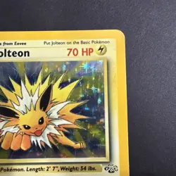 Pokemon TCG 1999 Jungle Jolteon 4/64 Holo Rare Unlimited Vintage English LP - Image 5