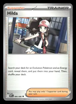 Hilda 084/086 White Flare NM/M Pokemon - Image 1
