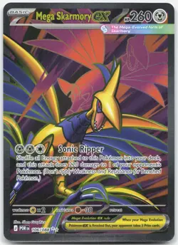 Mega Skarmory ex 106/088 Ultra Rare Perfect Order Pokemon Near Mint - Image 1