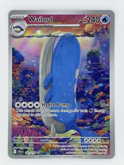 Wailord 162/159 Illustration Rare Journey Together Pokemon NM/M - Image 1