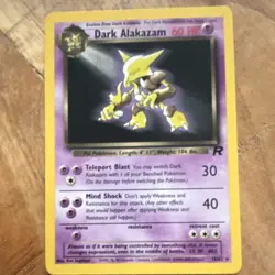 Pokemon TCG Dark Alakazam 18/82 Team Rocket Rare 2000 60 HP - Image 1