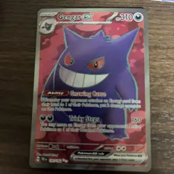 GENGAR EX 193 TEMPORAL FORCES ULTRA RARE POKEMON MINT Full Art Secret - Image 4