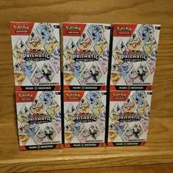 Prismatic Evolutions Pokemon TCG Booster Bundle New Factory Sealed Lot Of 6 - Image 1