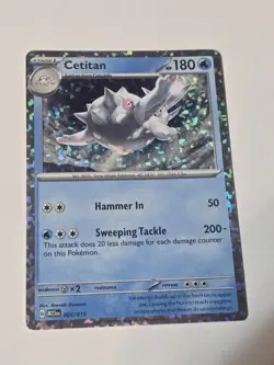 Cetitan 005/015 M23 McDonald’s Match Battle Holo Rare Promo Pokemon TCG 2023 - Image 1