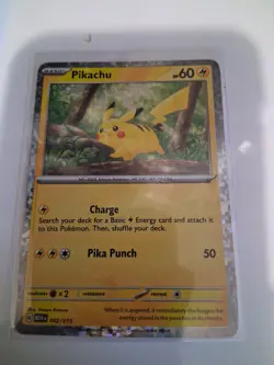 PIKACHU - McDonald's Promo 002/015 M24 EN 2024 Happy Meal Holo Foil Pokemon 2025 - Image 1
