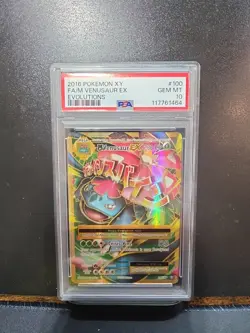 PSA 10 GEM MINT Pokemon M Venusaur EX XY Evolutions Full Art 100/108 - Image 1