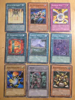 Vintage 1996 YuGiOh Cards Holo Common Mixed Lot of 102 Fair Condition - Image 4
