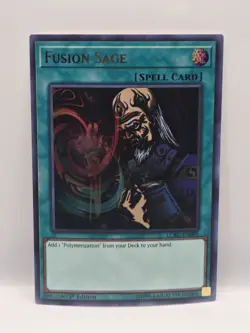 Fusion Sage LCKC-EN089 1st Edition Ultra Rare Yugioh TCG NM - Image 1